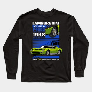 Iconic Miura Car Long Sleeve T-Shirt